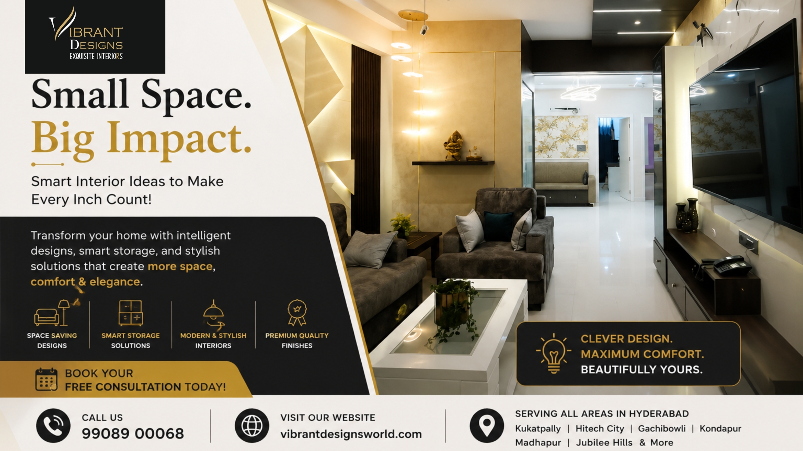 Small Space, Big Impact Smart Interior Design Ideas to Maximize Every Inch of Your Home
